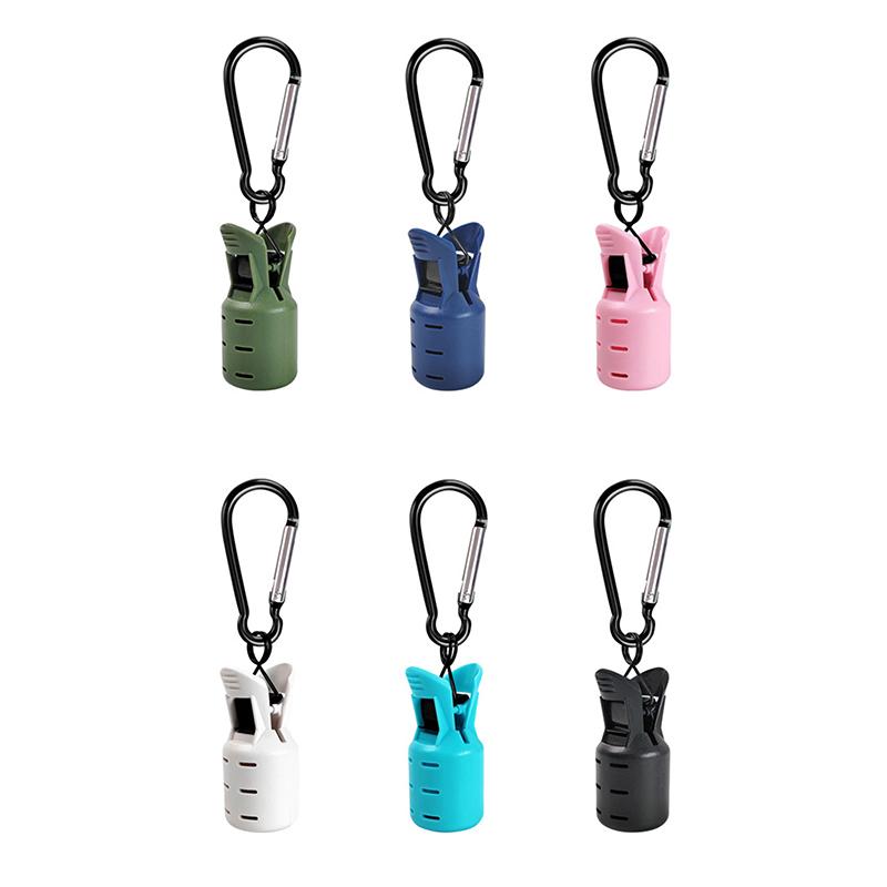 9Pcs Squid Jig Bait Protector Kit Webfoot Octopus Egi Hooks Cover Cuttlefish Umbrella Lure Cap With Carabiner Fishing Tackle