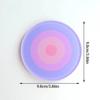 5pcs Acrylic  Anti Slip Coaster Porta Vasostable Mat Cup Holders Gradient Color Cocinas Accesorios Kitchen Drink Coasters