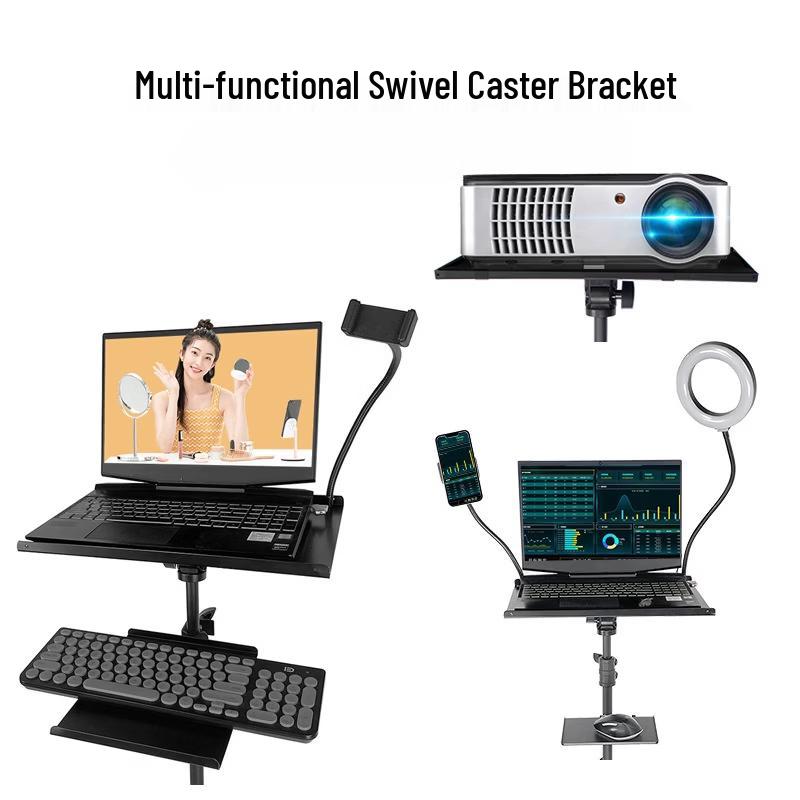 LanCaiHe Universal Adjustable Projector & Laptop Floor Stand