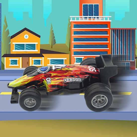 12Pcs Kids Racing Car Toy Pull Back Formula 1 Race Car Model Metal Body Rubber Wheels Die-cast Vehicle Decoration Toddlers Boys Birthday Gift