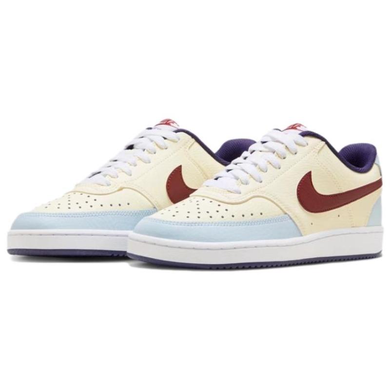 Nike Court Vision 1 Low 'Beige Blue Burgundy' Women's Sneakers FV8114-161