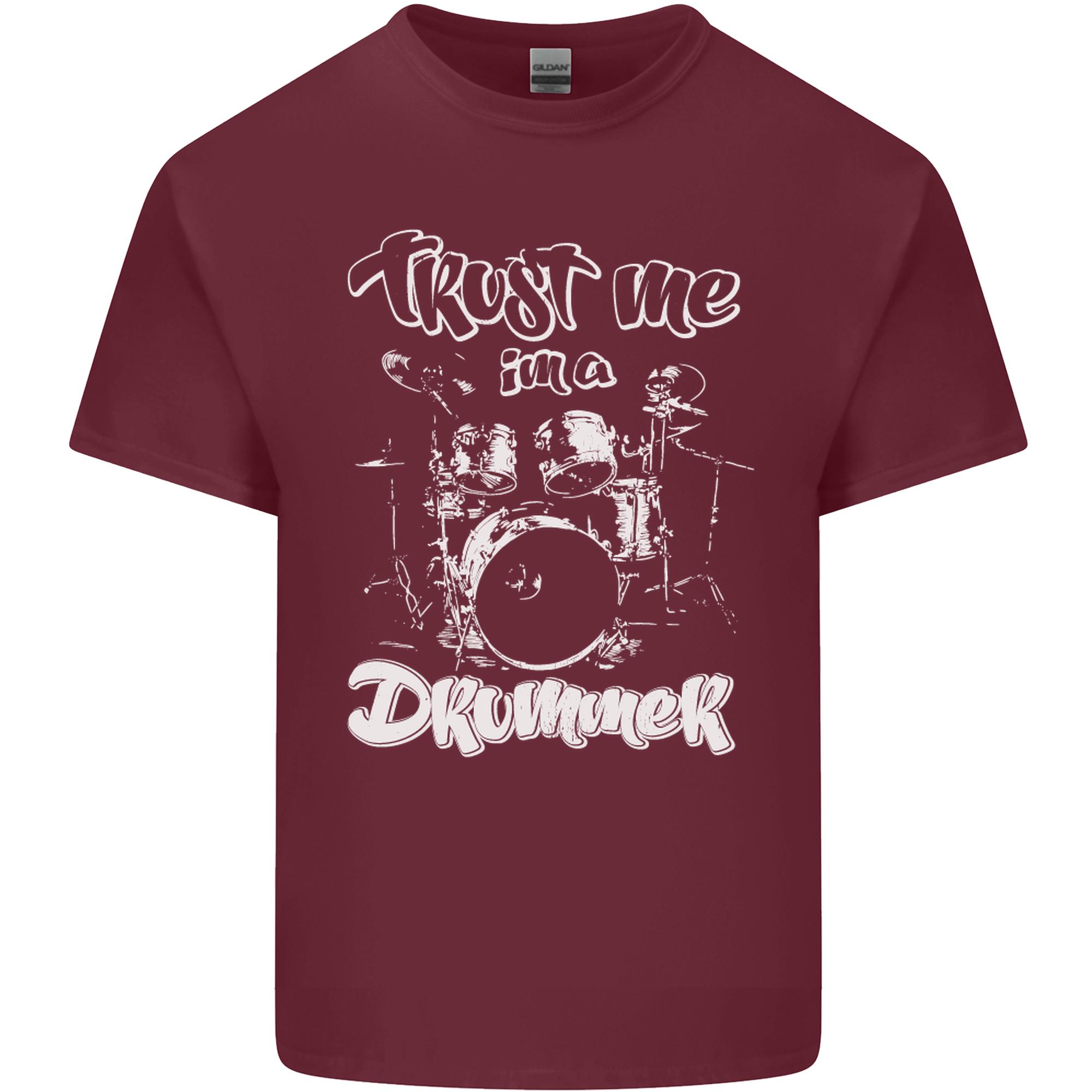 Trust Me Im a Drummer Funny Drumming Drum Unisexs Light Cotton TShirt S
