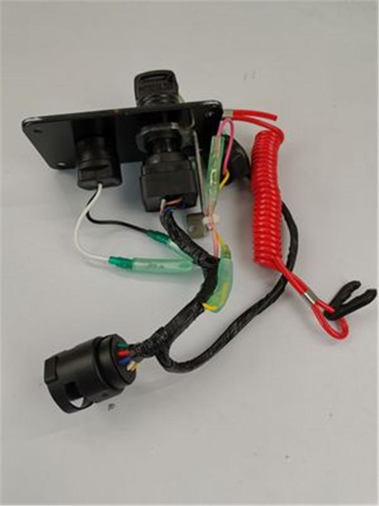 Boat Outboard Single Engine Key Switch Panel 12V 0.1W For Yamaha 704-82570-08-00