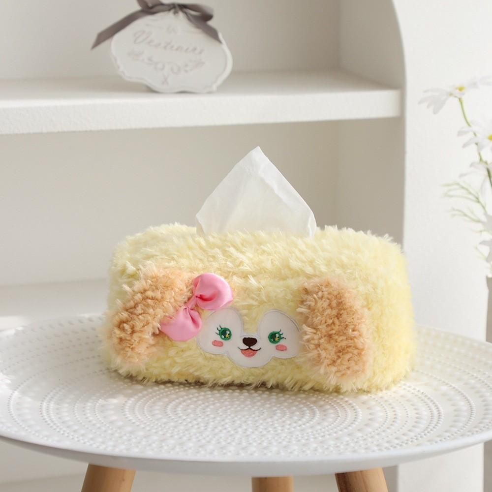 

Hangyodon Cartoon Paper Towel Holder With Soft Plush Cover For Kids Room Decor Yellow Large