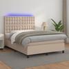 3137516 vidaXL Divan-lit Tapissier Avec Matelas Blanc 90x190 Cm Similicuir