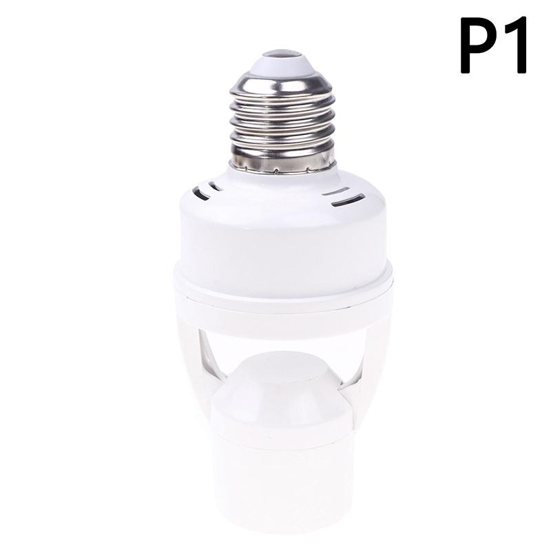 Ac85-265V Snímač pohybu Základna lampy E27 E26 Spínač Držák žárovky Zásuvka Adaptér Konvertor Infračervený snímač lidského těla
