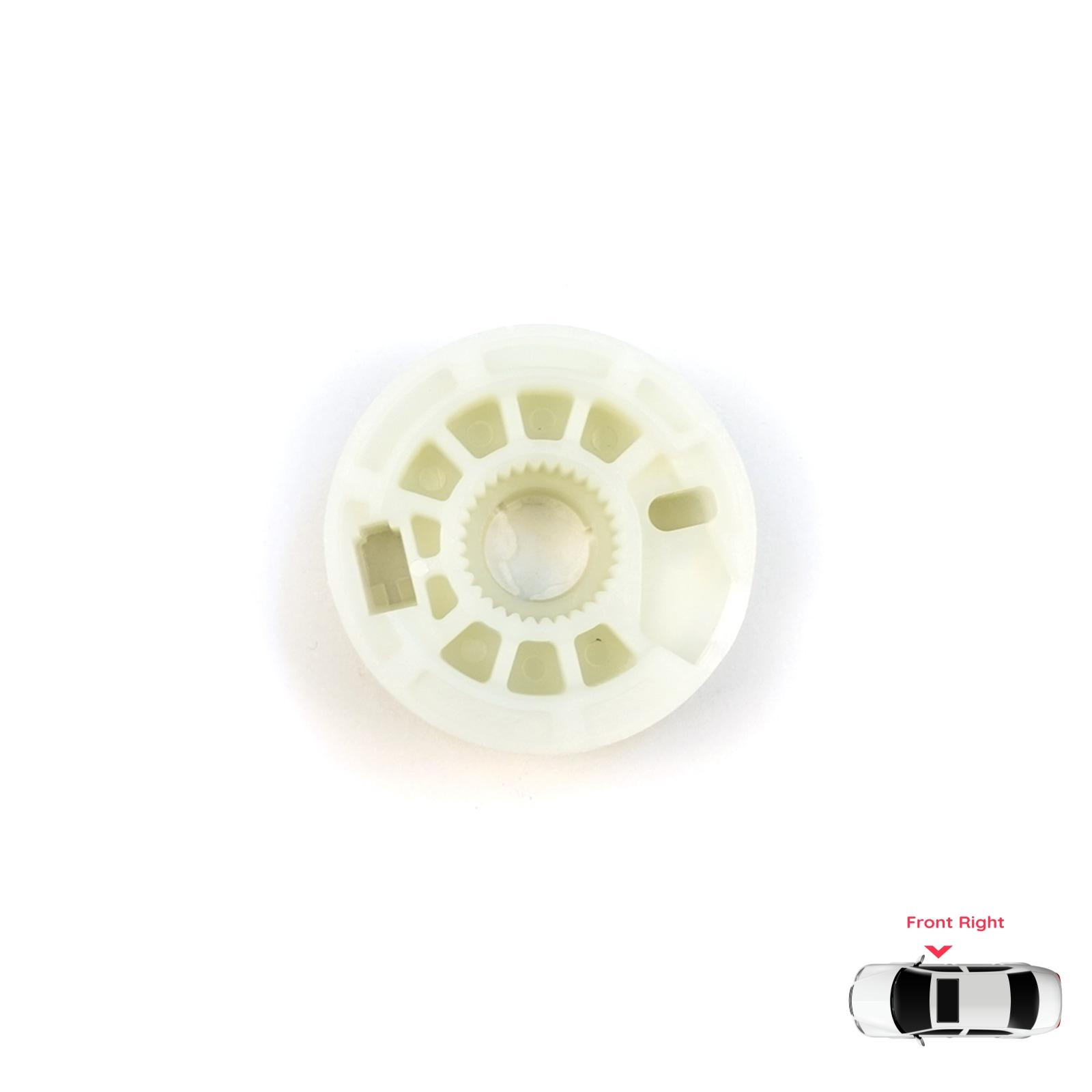 

V2EWR5222 Window Regulator Repair Cable Roll Gear Reel Wheel Pulley Front Right for Hyundai I30 MK2 GD 2011-2017 Kia Ceed MK2 JD 2012-2018 5-Door