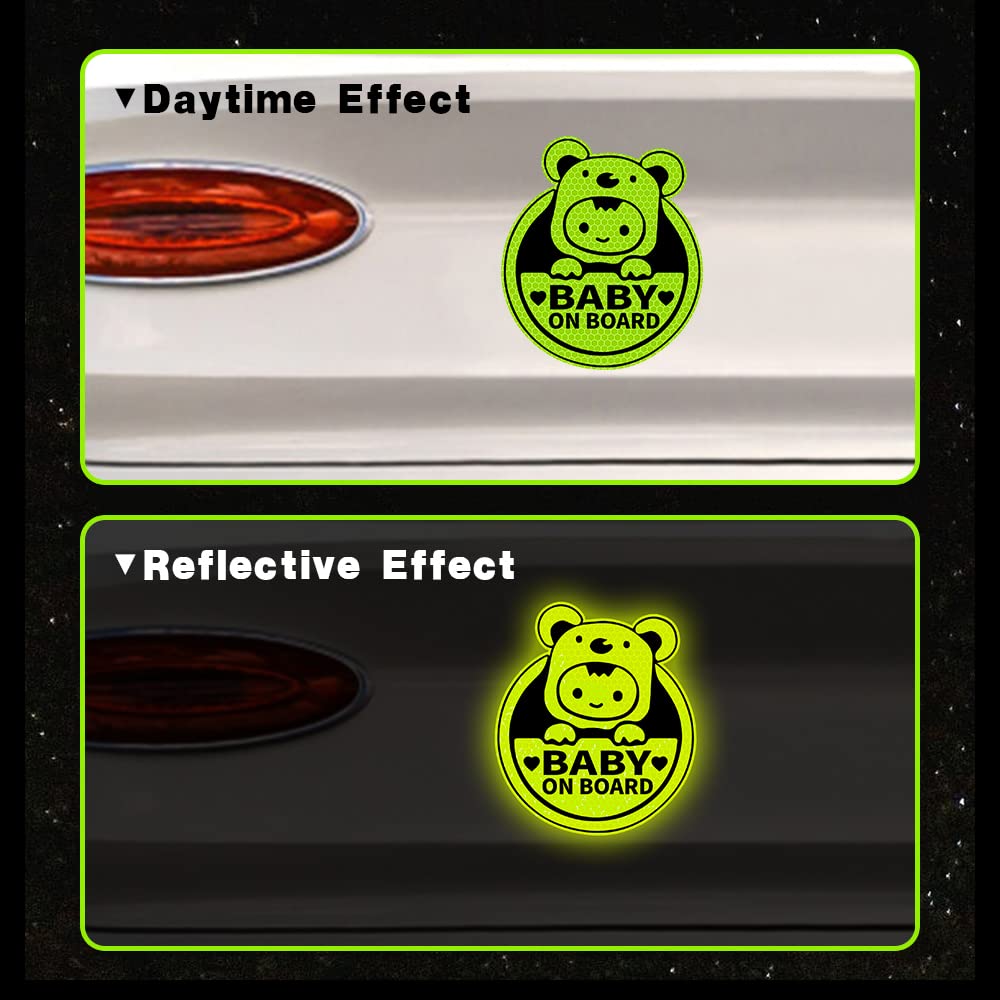 Vesvory Turn Off Your High Sticker Funny Bumper Sticker Decal Safety Warning Sign Reflective