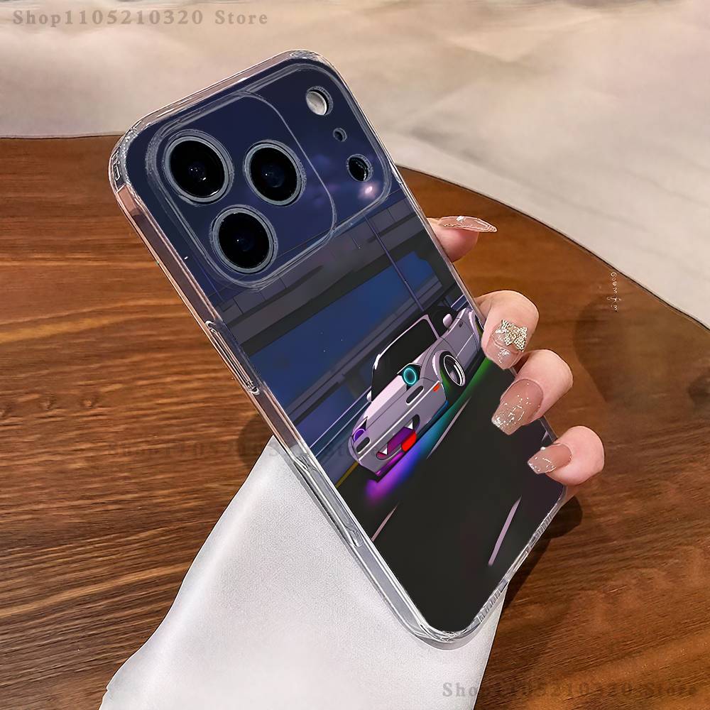 Cute M-Miata M-Mx5 Red Car  Phone Case For iPhone 17,16,15,14,13,12,11 Pro,Max,Plus,X,XS,XR,SE4,E Mini Transparent Soft Cover iPhone14