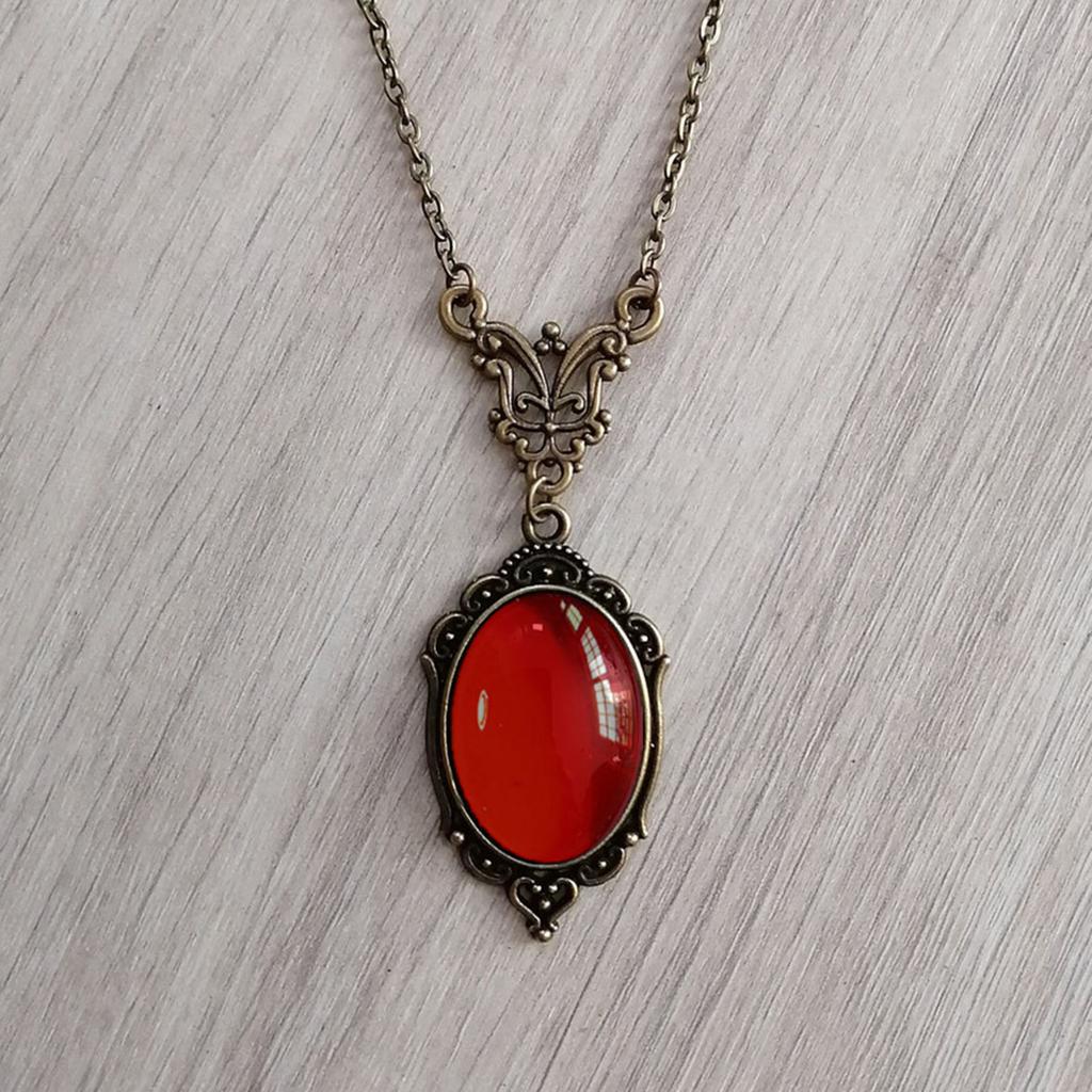 Vintage Pendant Chain Necklace Women Fashion Jewelry Vintage Charm Accessories