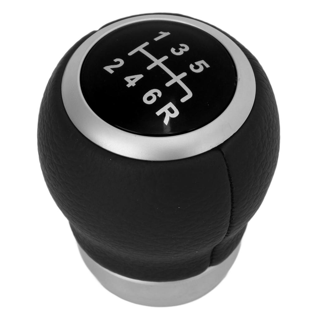 6 Speed Gear Shift Knob Manual Transmission Artificial Leather Replacement for Subaru Black