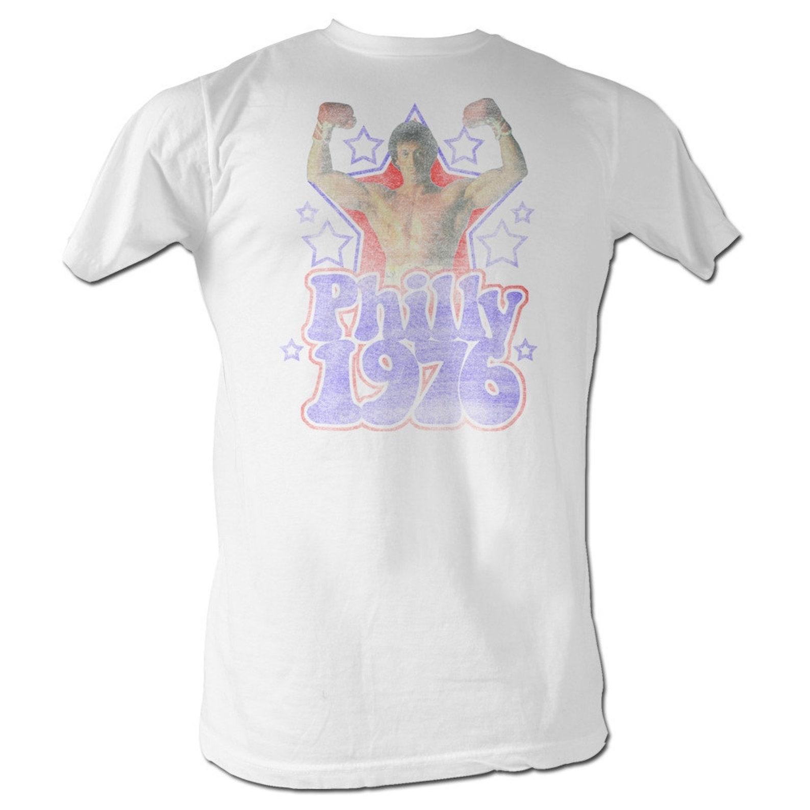 Rocky Philly 1976 White T-Shirt 4XL