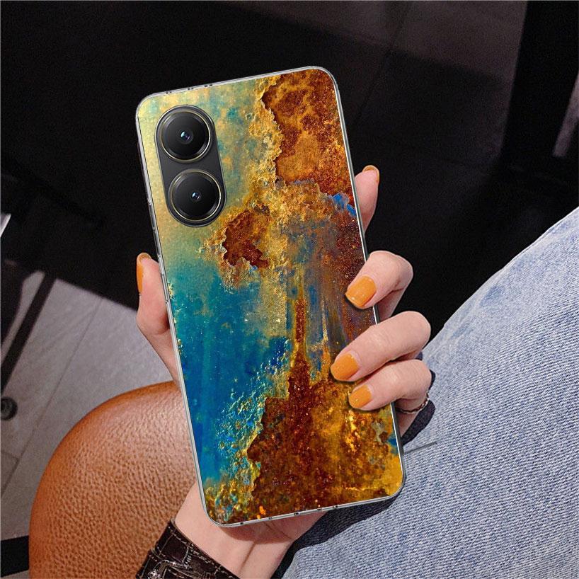 

Vintage Industrial Style Rusty Pattern Phone Case For Xiaomi Poco X7 X6 X5 Pro F7 Ultra Redmi 15C 15 13C 13 12C 12 10 10A 10C 9 Redmi 13