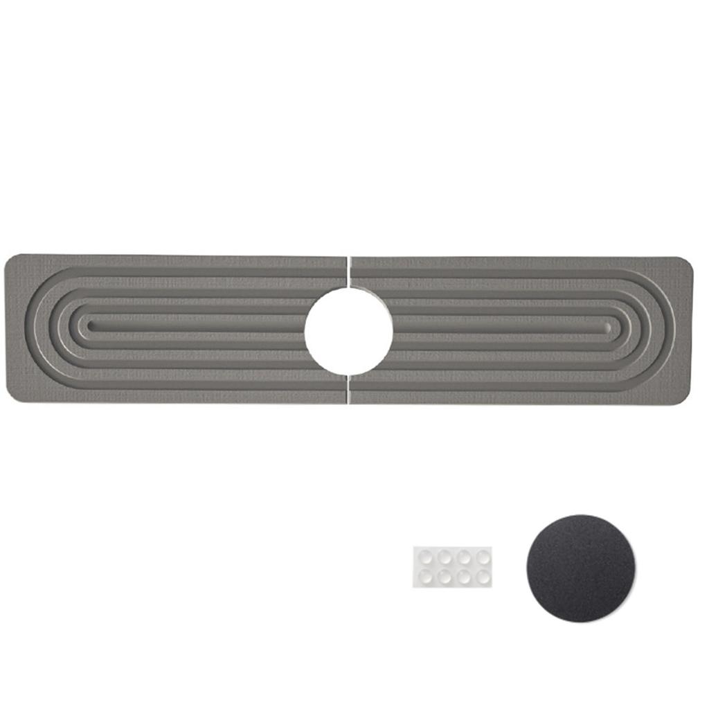 Faucet Mat for Kitchen Sink Diatomite Fast Drying Faucet Mat Sink Splash Guard Water Absorbing for Bathroom Counter