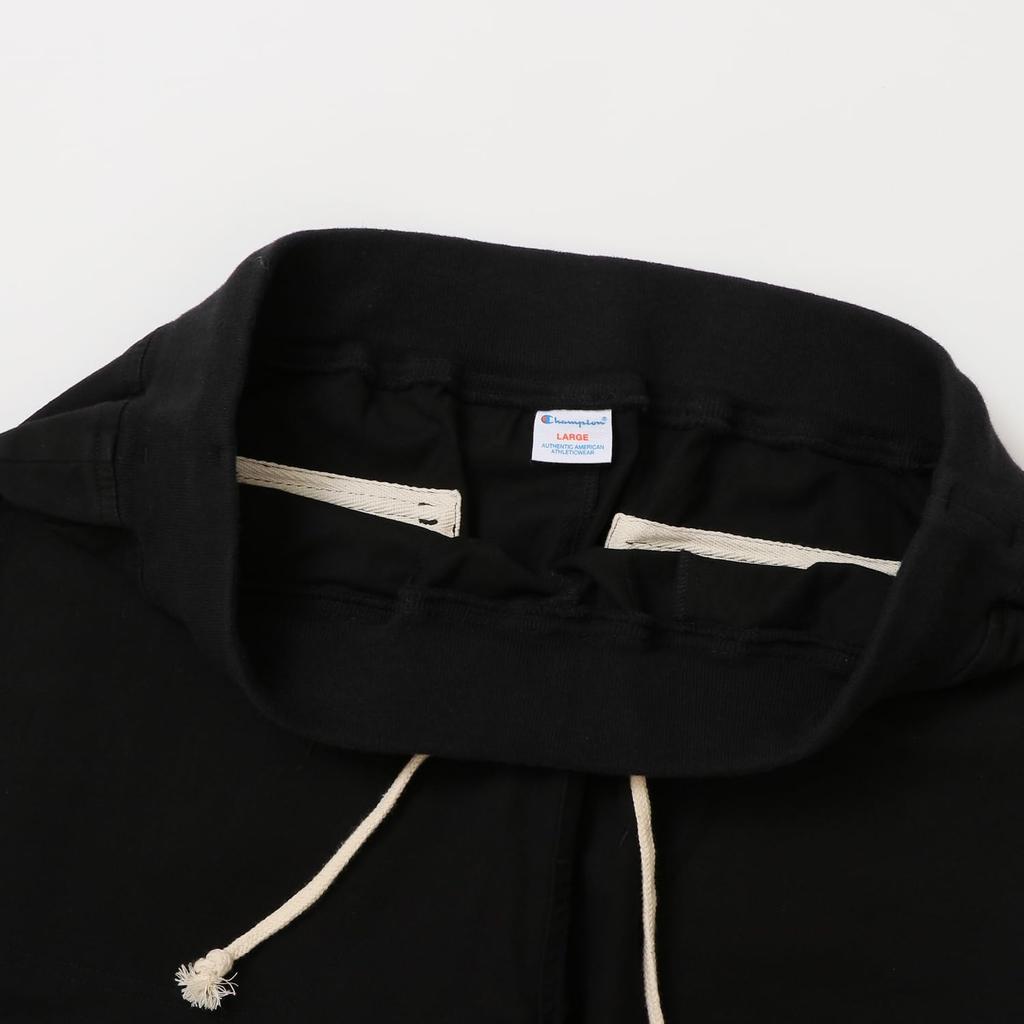 Bottoms COTTON USA One Point Logo Long Pants Basic Black [Champion] C3-Z212 Men's