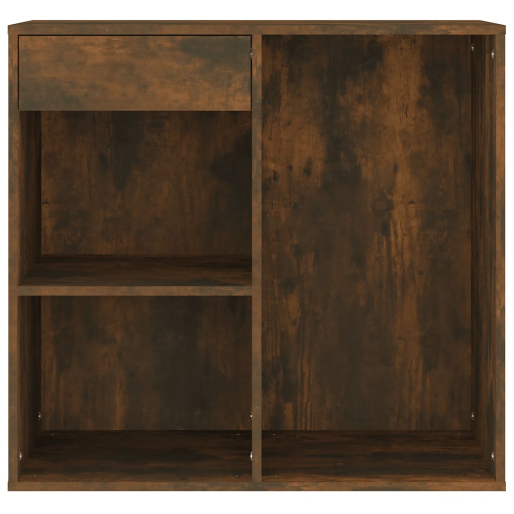 Cosmetic Cabinet Smoked Oak 80 x 40 x 75 cm Engineered Wood