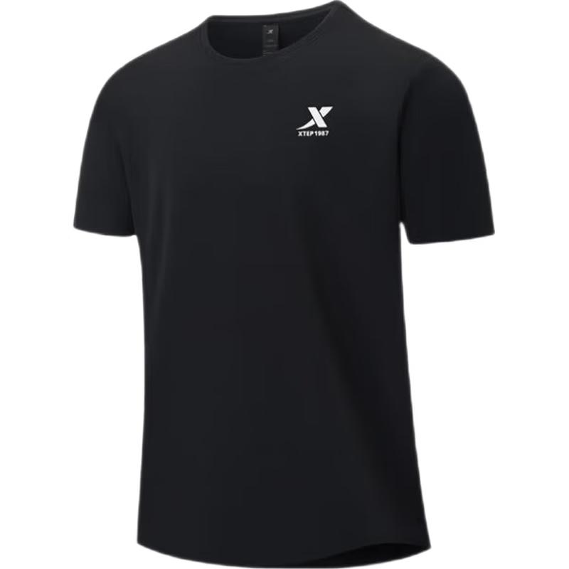 Xtep Men's Summer Quick-Dry Ice Silk Sport T-Shirt