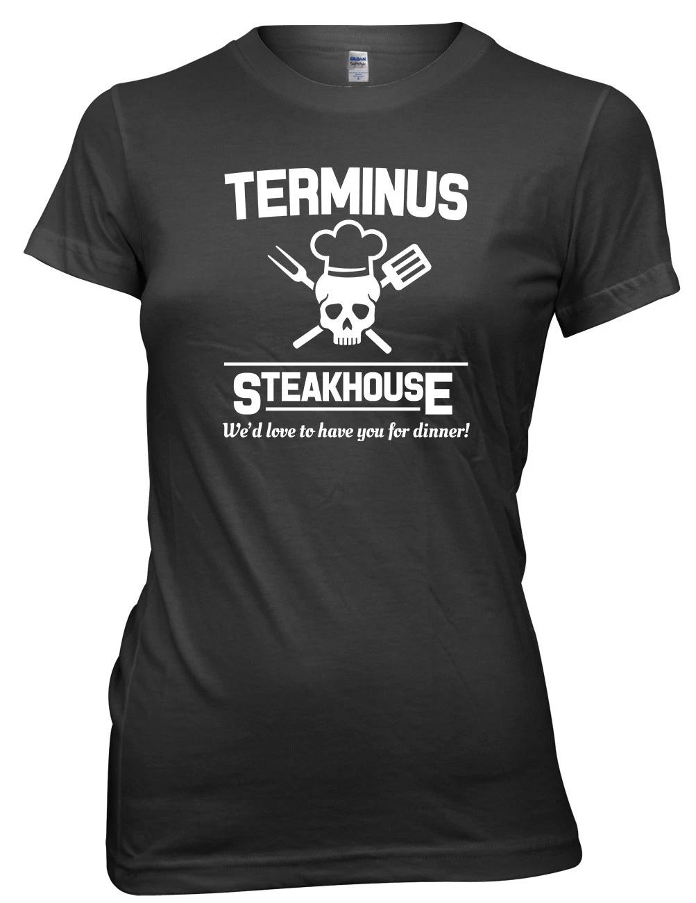 Terminus Steakhouse Funny Womens Ladies T-Shirt S