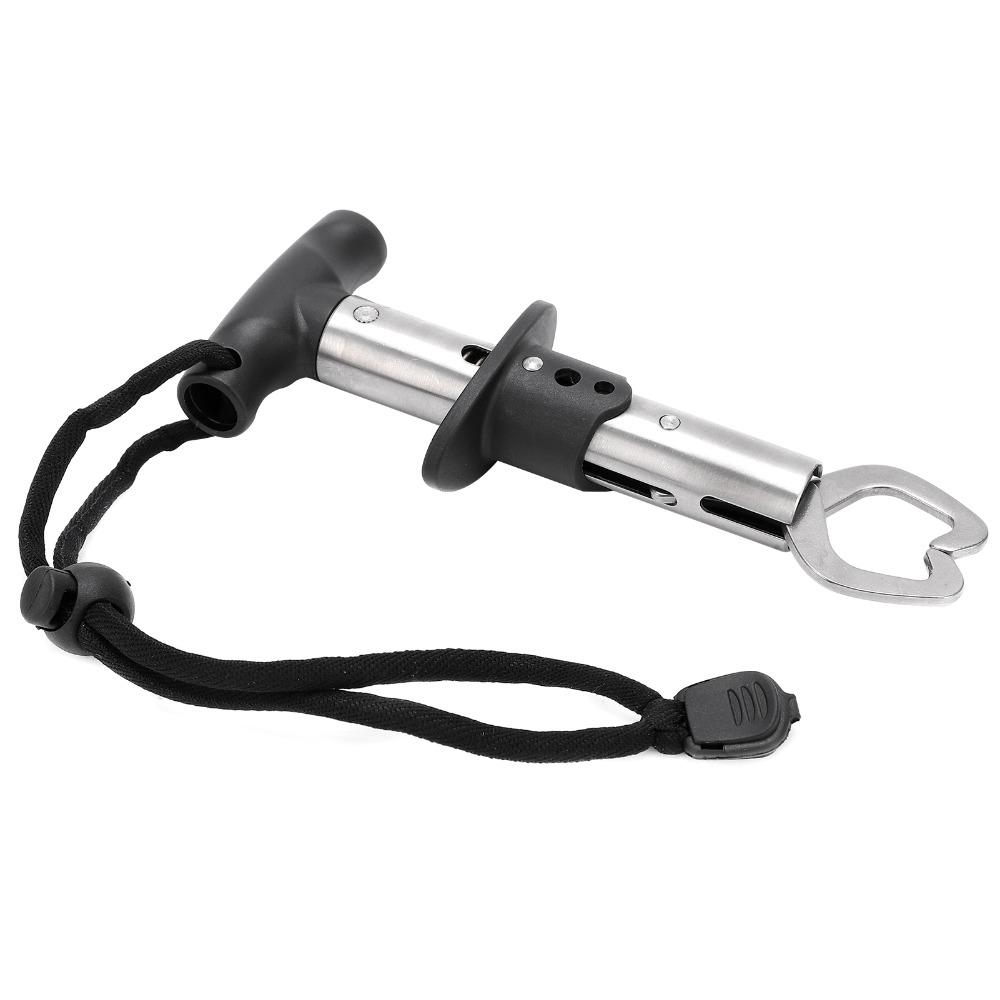 2PCS Heavy-Duty Fish Pliers Stainless Steel Fishing Gripper Portable Fish Clamp Bass Fishing