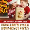 Juladventskalender för kattälskare, 24 dagars nedräkning med 2D akrylprydnader för julgransdekoration, hem, vuxna barn