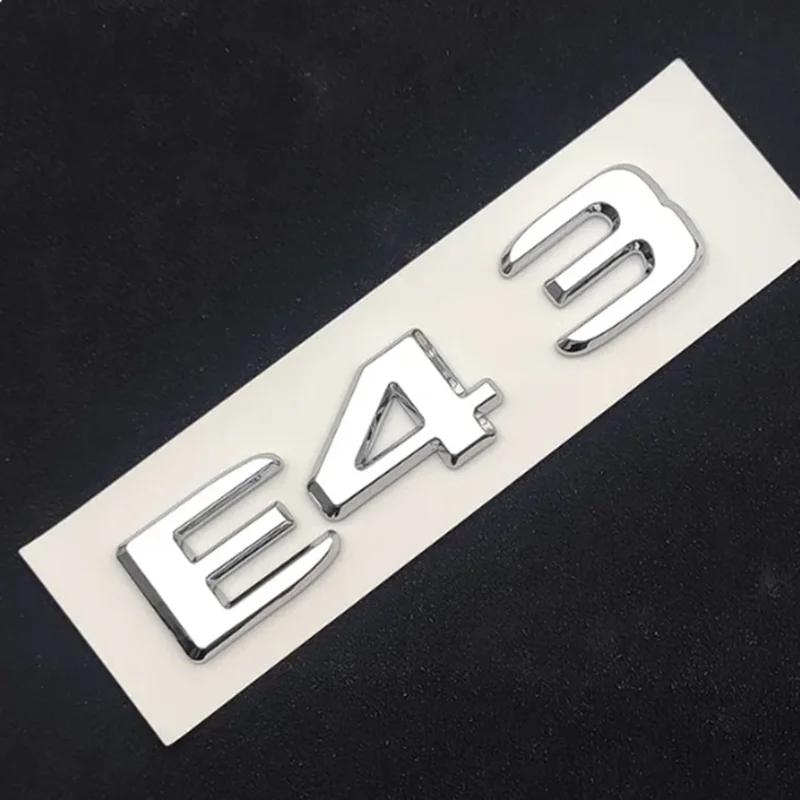 3D ABS Car Trunk Badge BITURBO 4MATIC Emblem Logo For Mercedes C43 W205 W204 E43 W213 W212 GLE43 X253 GLC43 W167 Accessories