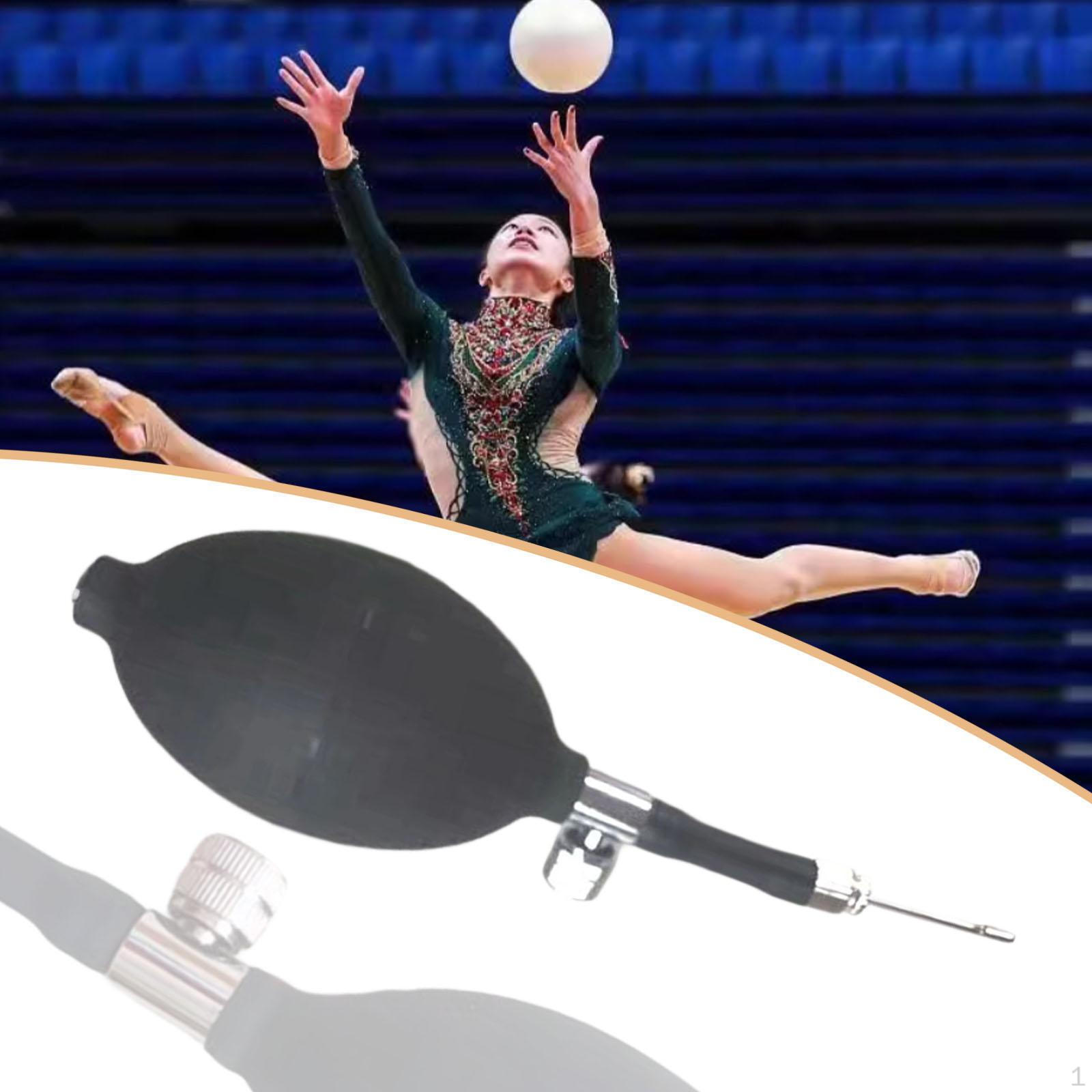 Inflation Pump for Artistic Gymnastics Balls, Professional Mini Hand Air Football And чёрный