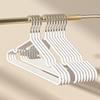 Thickened Frosted Resin Non-Slip Hangers - Adult and Children's Traceless Clothes Hangers for Drying
