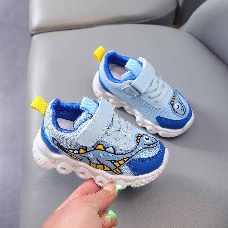 2024 Frühling Neue Cartoon Jungen Sportschuhe Mädchen Mesh Atmungsaktiver Schuh Kleine Mittlere Kinder Baby Leichter Schuh Sneaker Kind Sneaker