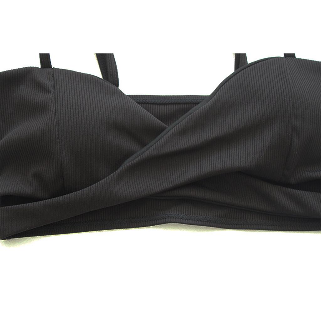 Women Sexy Color Bikini Swimwear Two-Piece Swimsuit Swimming Beachwear
