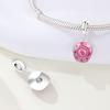 Orstarry 925 Silver Pink Denim Hat Charms Trendy DIY Jewelry Bracelet Pendants Party Beads Gifts for Women Girls