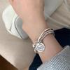 Koreanisches dreilagiges rundes Anhängerarmband: Eleganter, modischer und luxuriöser Damenschmuck