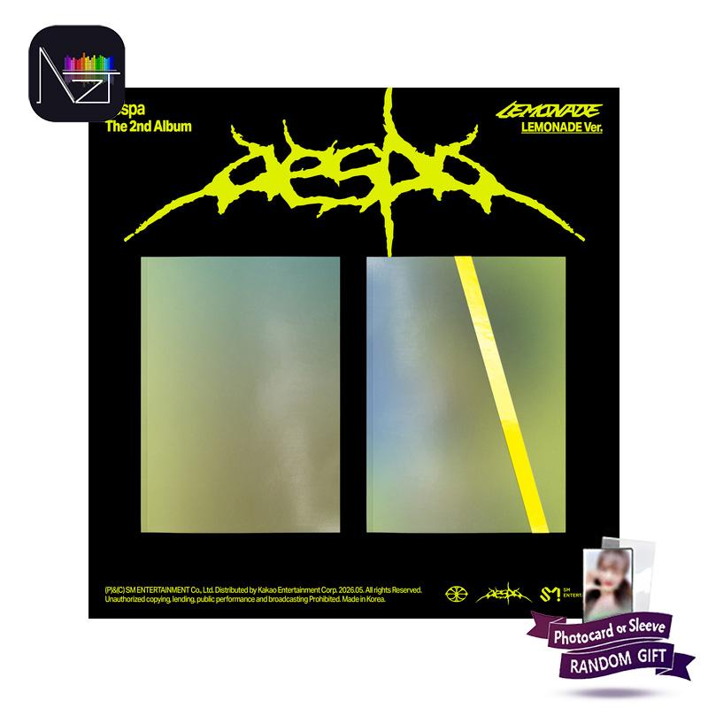 [ПРЕДЗАКАЗ] aespa – Второй альбом LEMONADE (ЛИМОНАД Вер.) Random 1pcs