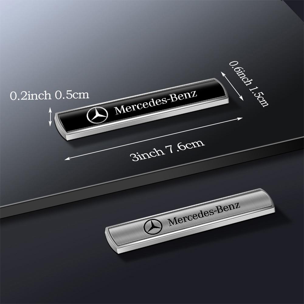 GLC GLB 2pcs 3D AMG Metal Car Emblem Seat Logo Clips Console Decoration Badge Stickers Emblem Accessories For Benz W212 W177 W2