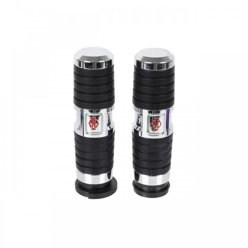 Universal Harley-Davidson Handlebar Grips Road King Street Glide Fat Boy 883 XL48 Aluminum Alloy Anti-Slip Grip Cover