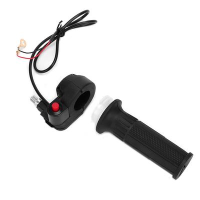 Manopole acceleratore con interruttore di arresto adatte per manubrio Mini Moto Dirt Bike 47cc 49cc
