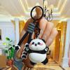 Cute Panda Keychain Cartoon Car Key Ring Lovely Panda Dolls Pendant  Kids