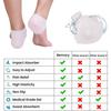 Plantar Fasciitis Relief, Heel Protectors with Gel Sleeve, Moisturizing Socks for Cracked Heel Treatment, Breathable Heel Cups, Flexible Inserts for