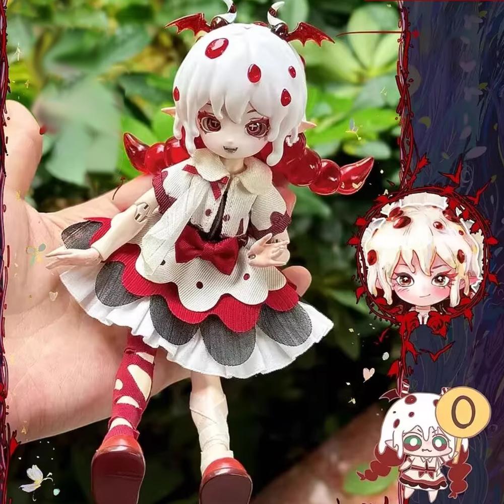 Authentic in Stock Mushroom Fungus 1/12 BJD Blind Box Movable Joint Doll Anime Figure Collectible Toy Ornaments Boy Girl Gifts