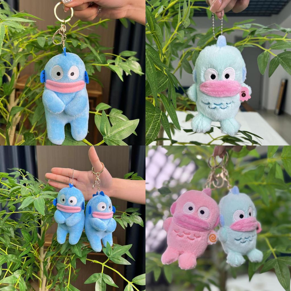 Cute Cartoon Plush Fish Monster Doll Keychain Lovely 13cm Soft Toy For Kids