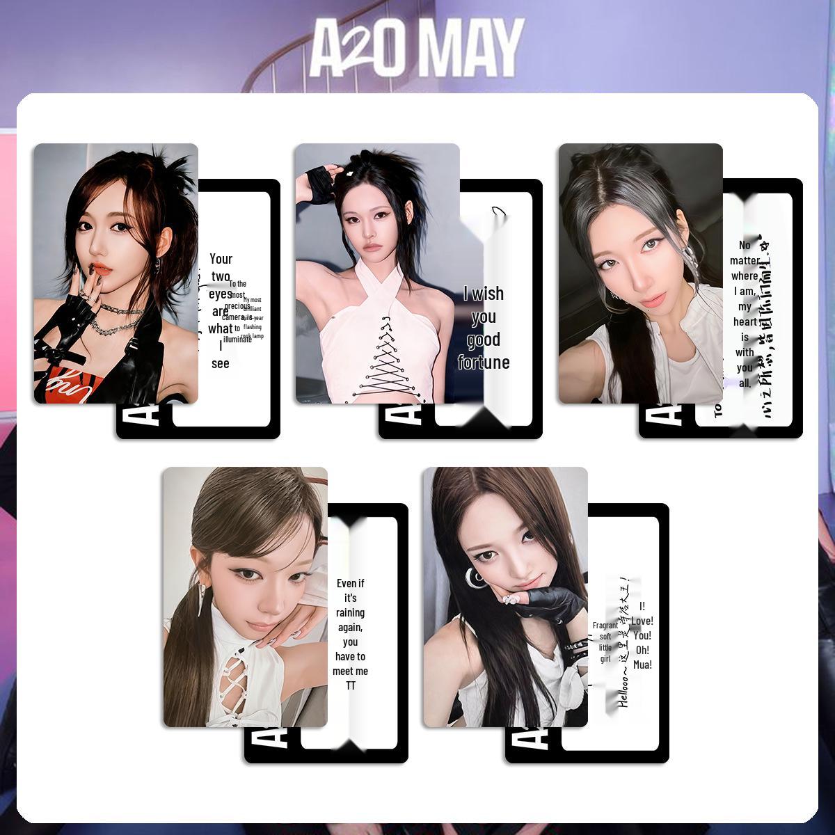 A2O MAY Album Special Photocards: Shanghai Fan Meeting Edition