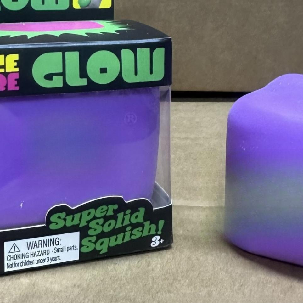 Glow Kubus Maltose Materiaal IJsblokje Squishy Stressverlichting Langzame Terugslag Speelgoed Squishy Bal Kneedbaar Fidget Speelgoed Feestcadeau