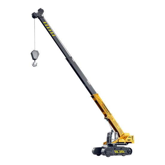 Lifting Cranes Toy 360 Degree Rotating Base Adjustable Long Arm Retractable Sling Ornament Simulation Boys Girls Engineering Truck Model Toy Children