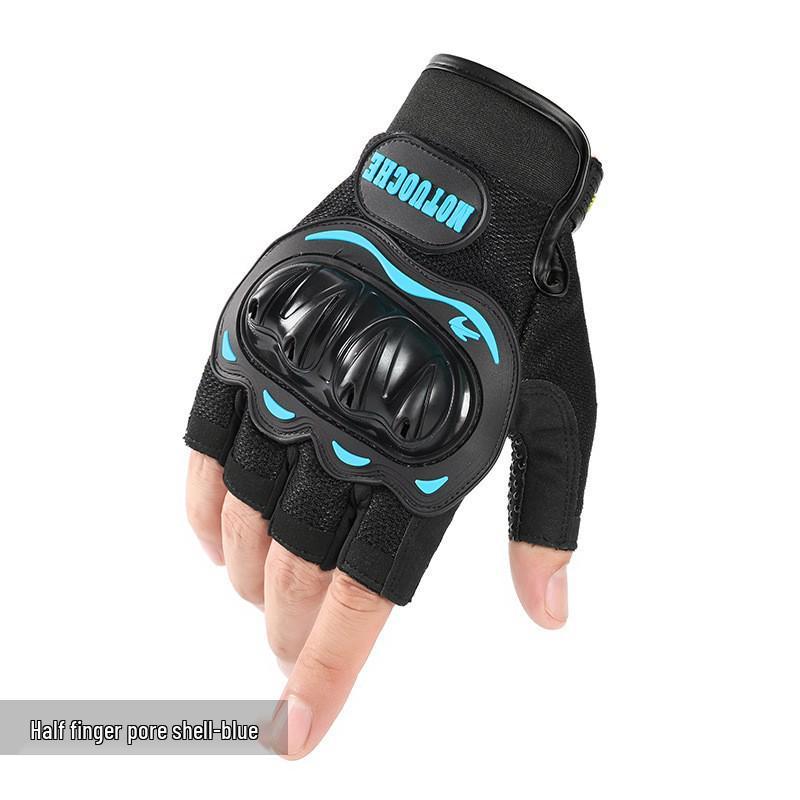 Men's Wear-resistant Anti-slip Outdoor Cycling and Racing Gloves - Long and Half Finger Options
