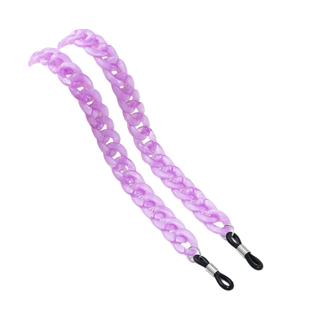 Vibrancy Acrylic Eyewear Chain Glasses Retainer Strap For Active Lifestyles Stylish Glasses Holder Eyeglasses Accessory