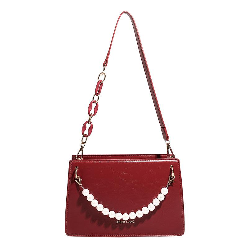 Premium small bag women's bag new bridesmaid bag portable messenger bag red wedding and bride bag