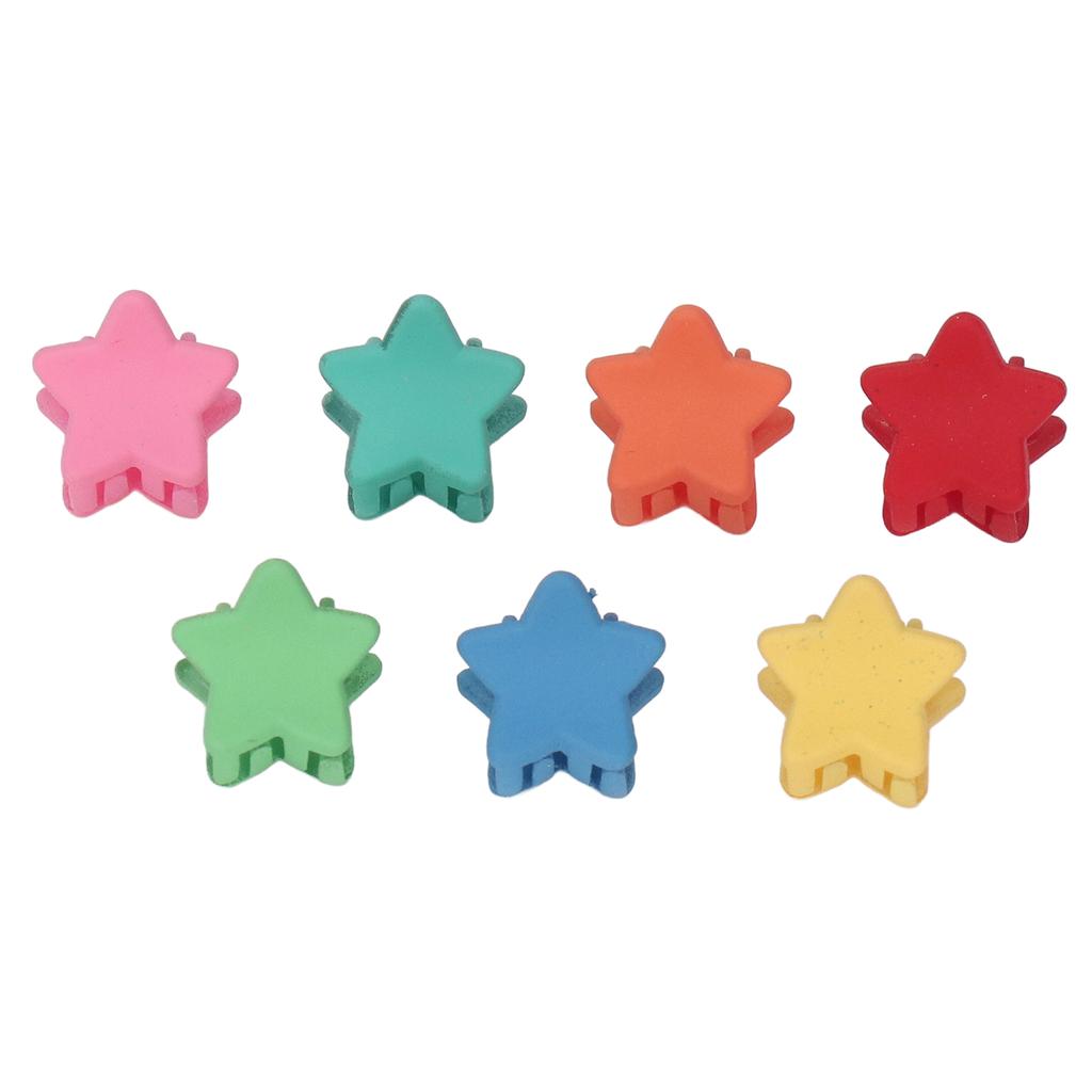 100 ks Malé hvězdičkové sponky do vlasů s drápky Různé barvy Roztomilé sponky s drápky Vlasové doplňky pro dívky Děti