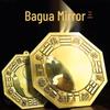 All-Copper Bagua Mirror: Convex, Concave, Taiji Design for Home and Doorway