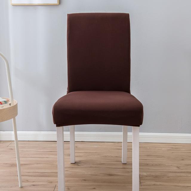 24 Color High High-grade Elastic Chair Cover Home Use Chair Cover Restaurant Hotel Universal Chair Cover Removable Machine Washable Cover