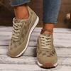 Fashion Autumn Sneakers Women Flat Casual Comfortable Shoes Fashion Versatile Lace Up Walking Women Shoes Zapatos De Mujer Tendencia