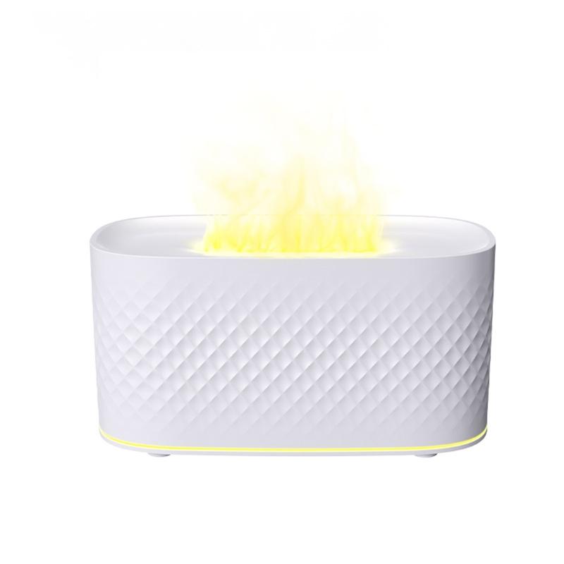 Realistic Flame Humidifier USB Misting Home Dormitory Office Bedroom Desktop With Small Night Light Accessories